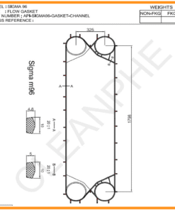 Gioăng Thiết Bị Trao Đổi Nhiệt SIGMA M96