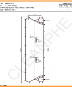 Gioăng Thiết Bị Trao Đổi Nhiệt SIGMA M55